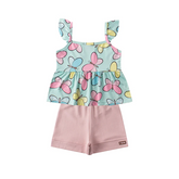 Conjunto Infantil Feminino Borboletas